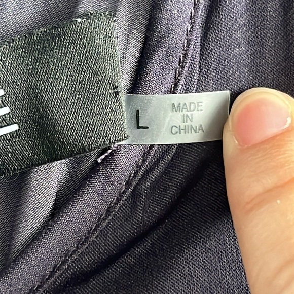 DO+BE Women’s Dress flowy long sleeve, dark purple mini skirt dress - Picture 13 of 13